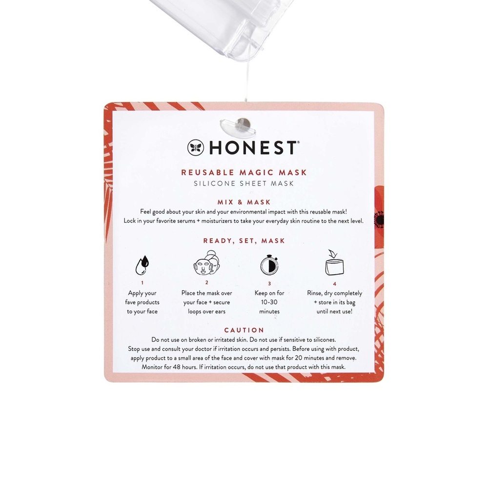 HONEST REUSABLE MAGIC SILICONE SHEET MASK (NWT) - Picture 5 of 5
